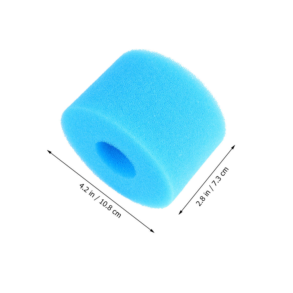 ฟองน้ำกรองทรงกระบอก 4 ชิ้น สีฟ - Fish Tank Filter บทวิจารณ์และราคา