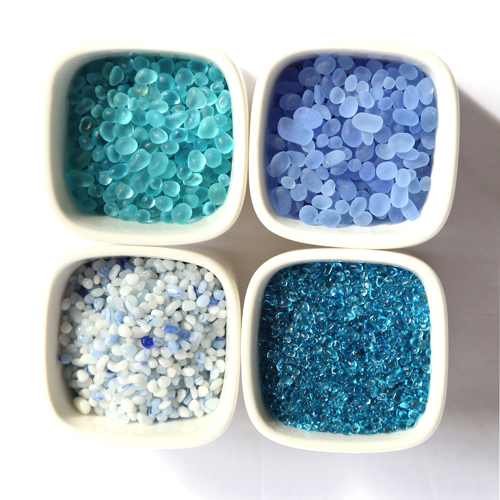 หินที่มีสีสันถังปลา Rock น้ําพ - Fish Tank Gravel บทวิจารณ์และราคา